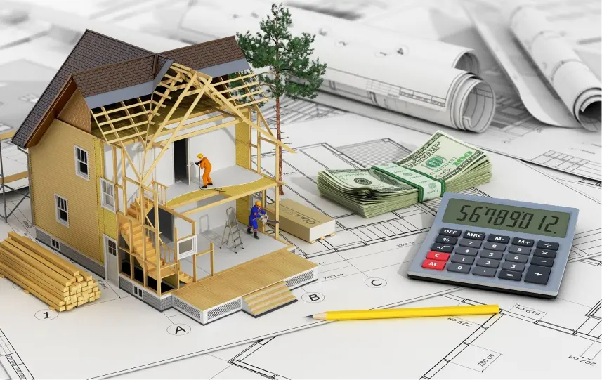 anggaran proyek konstruksi rumah dengan perhitungan biaya detail