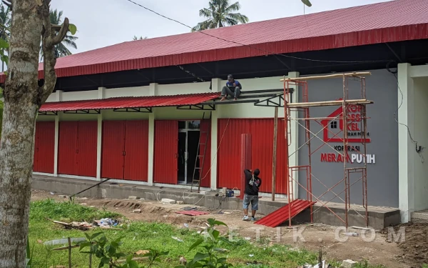 Bangunan koperasi desa merah putih hasil pengadaan proyek pembangunan fasilitas koperasi