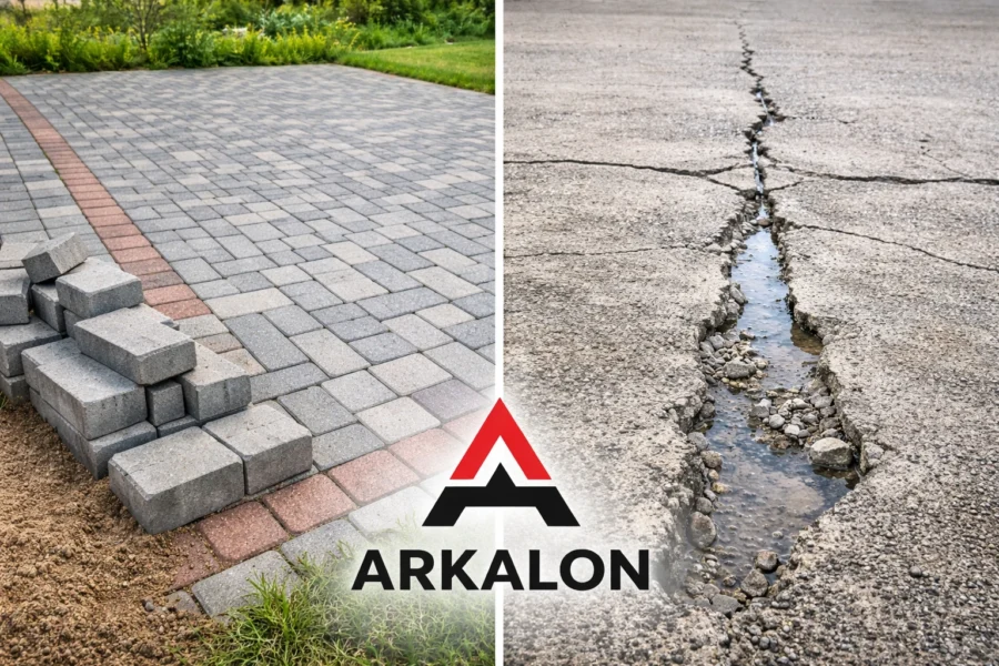 paving block vs cor beton perbandingan kondisi produk jalan dan ketahanan material