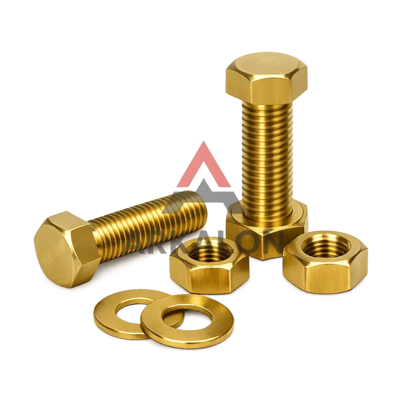 Baut dan Mur Kuningan Anti Karat Berkualitas