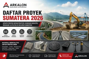 daftar proyek Sumatera 2026 infrastruktur jalan drainase kawasan industri