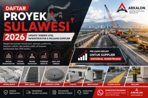 Daftar proyek Sulawesi 2026 berdasarkan data LPSE terbaru untuk proyek infrastruktur dan konstruksi