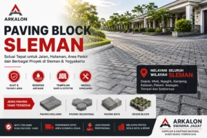Paving block berkualitas di Sleman untuk proyek jalan dan halaman rumah