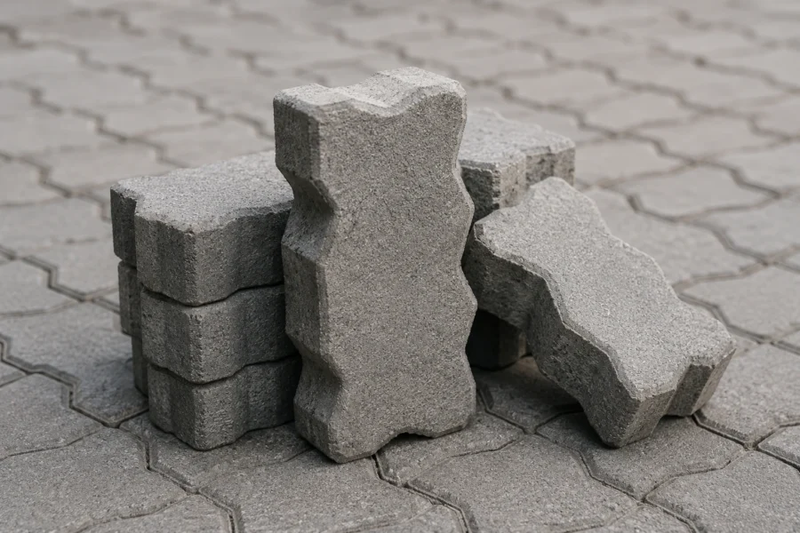 Produk paving block holland mutu K400 dengan kuat tekan 40 MPa untuk area parkir dan kawasan industri